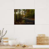 Het leven is een reis - Poster (Keuken)