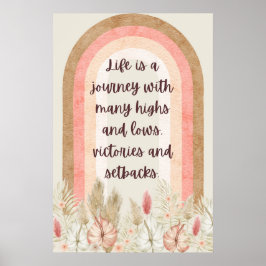 Het leven is een reis, poster