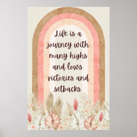 Het leven is een reis, poster (Voorkant)