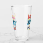 Het leven is een reis quote glas (Rechts)