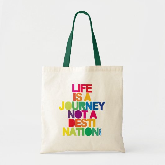 Het leven is een reis tote bag (Voorkant)