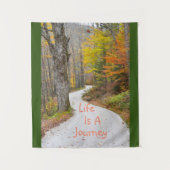 Het leven is een reis wandkleed (Voorkant)