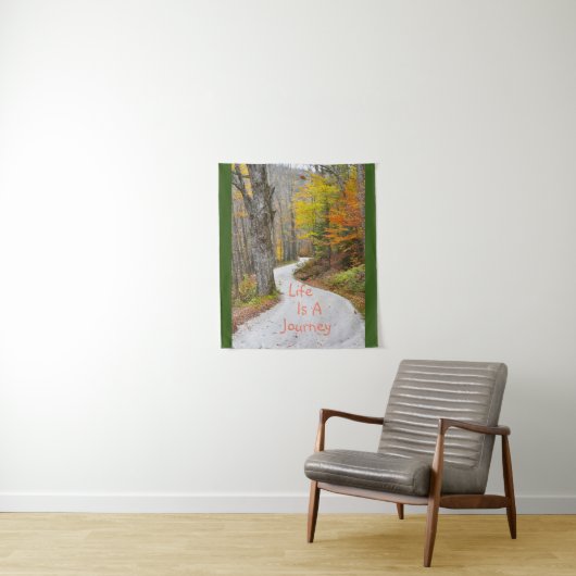 Het leven is een reis wandkleed (In situ)