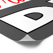 Het leven is een rol van de 16x20-Poster van de Di Poster (Hoek)