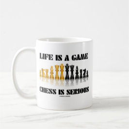 Het leven is een schaamschaak is ernstig (schaap-H Koffiemok