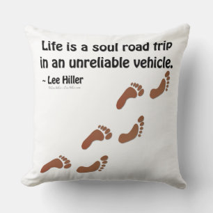 Het leven is een soul roadtrip in een onbetrouwbaa kussen
