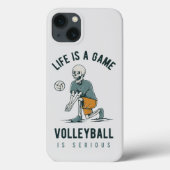Het leven is een Speelvolleybal is serieus Case-Mate iPhone Case (Achterkant)