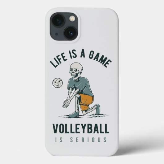 Het leven is een Speelvolleybal is serieus Case-Mate iPhone Case (Achterkant)