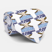 Het leven is een spel, honkbal is serieus stropdas (Opgerold)