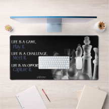 "Het leven is een spel" Inspirerend Quote