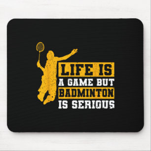 Het leven is een spel, maar Dminton is serieus 12 Muismat