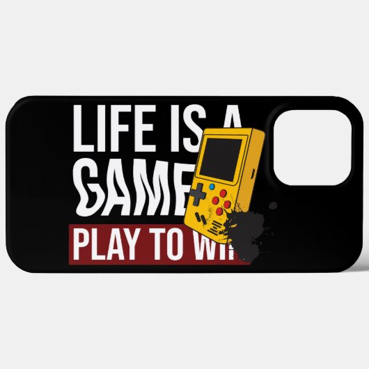 HET LEVEN IS EEN SPEL OM TE WINNEN Case-Mate iPhone CASE (Achterkant (horizontaal))