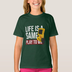 HET LEVEN IS EEN SPEL OM TE WINNEN T-SHIRT
