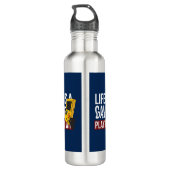 HET LEVEN IS EEN SPEL OM TE WINNEN WATERFLES  (Achterkant)