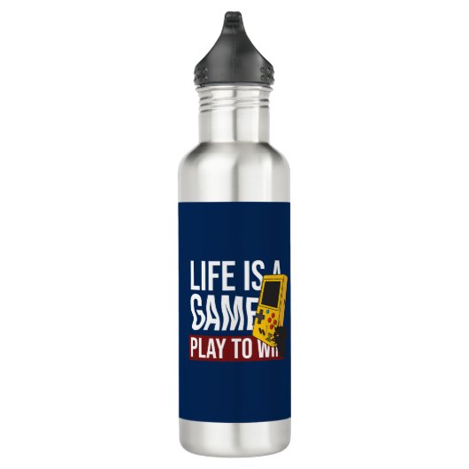 HET LEVEN IS EEN SPEL OM TE WINNEN WATERFLES  (Rechts)