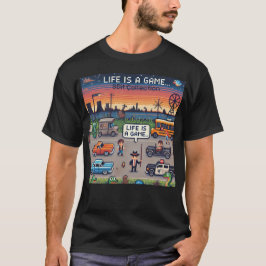 Het leven is een spel.. #Part2 (8bit) (gamer t-shi T-shirt