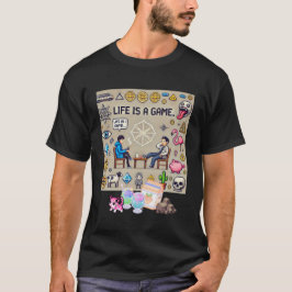 Het leven is een spel.. #Part2 (8bit) (gamer tshir T-shirt