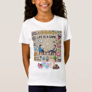 Het leven is een spel.. #Part2 (8bit) (gamer tshir T-shirt