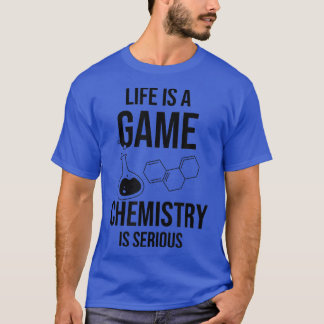 Het leven is een spellenchemie, een serieuze weten t-shirt