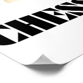 Het leven is een spelletje schaap is ernstig (refl poster (Hoek)