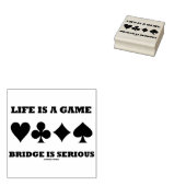 Het leven is een spellingbrug is een serieuze vier rubberstempel (Gestempeld)
