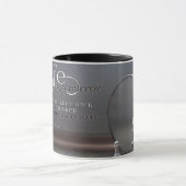 Het leven is een spiegel mok (Midden)