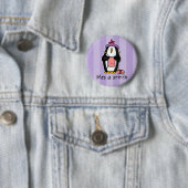 het leven is een steek ronde button 5,7 cm (In situ)