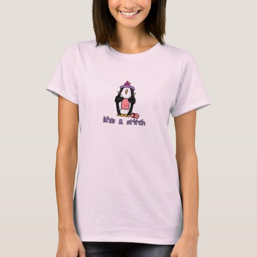 het leven is een steek t-shirt (Voorkant)