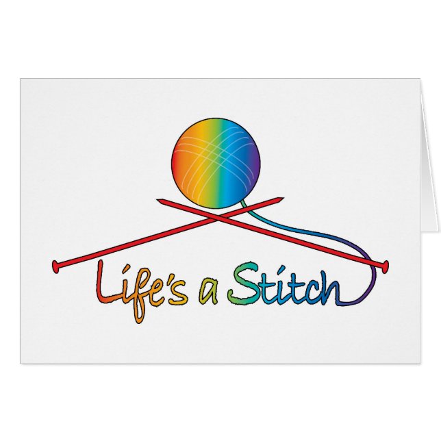 Het leven is een Stitch (Voorkant Horizontaal)