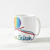 Het leven is een Stitch Koffiemok (Voorkant rechts)