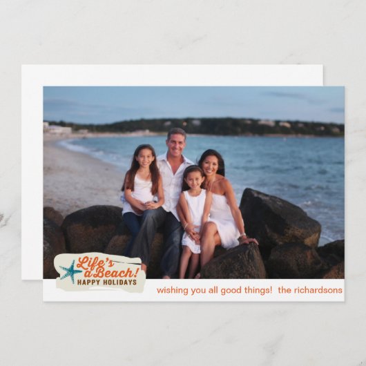 Het leven is een strand! (Voorkant / Achterkant)