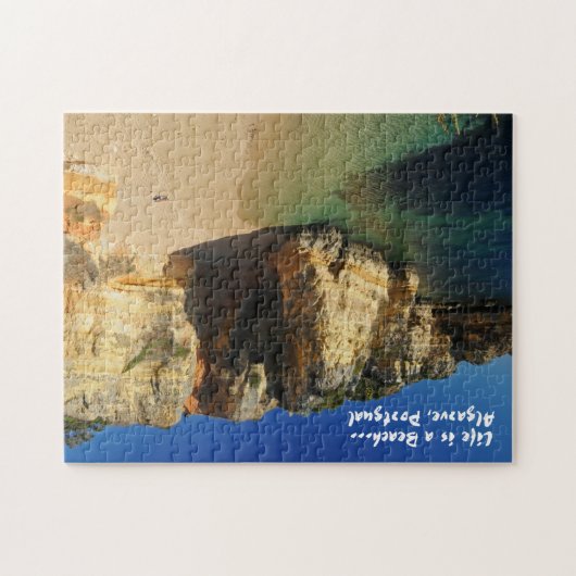 Het leven is een strand, Algarve, Portugal Legpuzzel (Horizontaal)