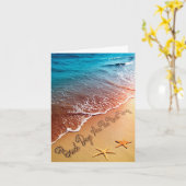 Het leven is een strand alle gelegenheden kaart (Gele Bloem)