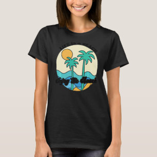 Het leven is een strand dat geniet van de Tropisch T-shirt