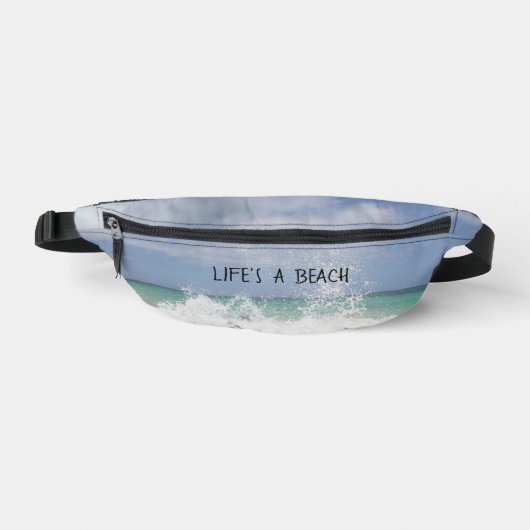 Het leven is een strand Fanny Pack Heuptasje (Voorkant)