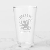 Het leven is een strand - Funny Summer Quote Desig Glas (Achterkant)