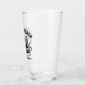 Het leven is een strand - Funny Summer Quote Desig Glas (Links)