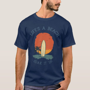 Het leven is een strand - geniet ervan t-shirt