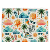 Het leven is een strand groot cadeauzakje (Achterkant)