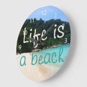 Het leven is een strand grote klok (Hoek)