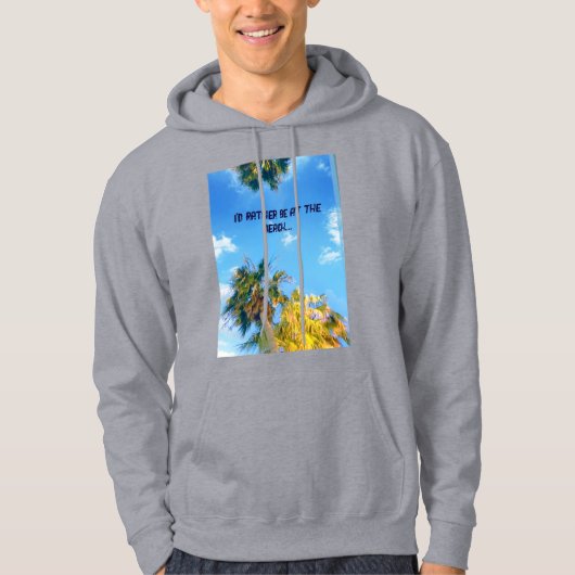 Het leven is een strand hoodie (Voorkant)