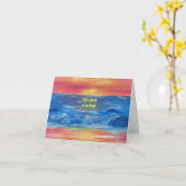 "Het leven is een strand in San Diego" kaart (Gele Bloem)