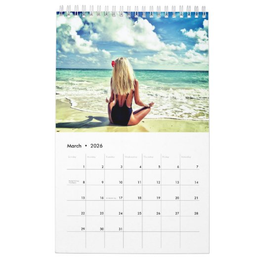 Het leven is een strand kalender (Mar 2026)