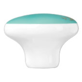 Het leven is een strand keramische knop (Zijkant)