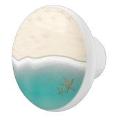 Het leven is een strand keramische knop (Rechts)