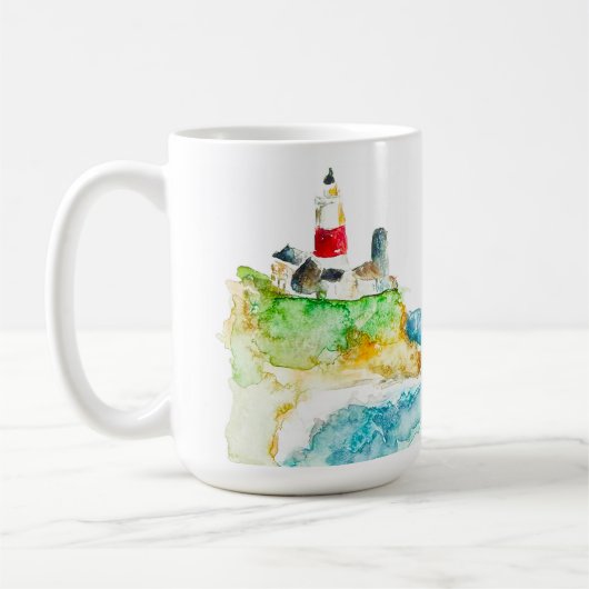 Het leven is een strand koffiemok (Links)