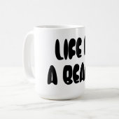 Het leven is een strand koffiemok (Voorkant links)