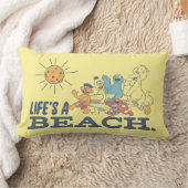 Het leven is een strand kussen (Deken)