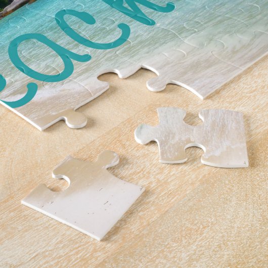 Het leven is een strand legpuzzel (Zijkant)