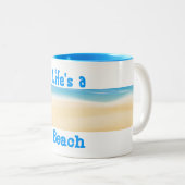 Het leven is een strand Mok (Voorkant rechts)